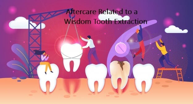 Aftercare Related to a Wisdom Tooth Extraction